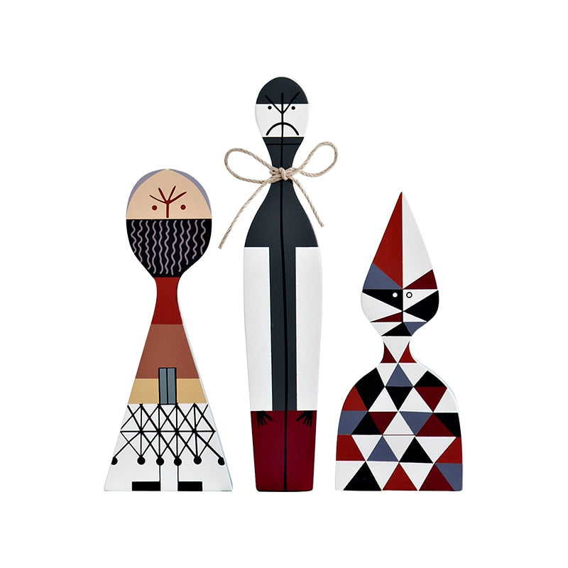 Artisanal Wooden Figures | Handcrafted Decorative Accents for Festive Cheer | Unique MDF Wood Design to Enhance Your Decor 9