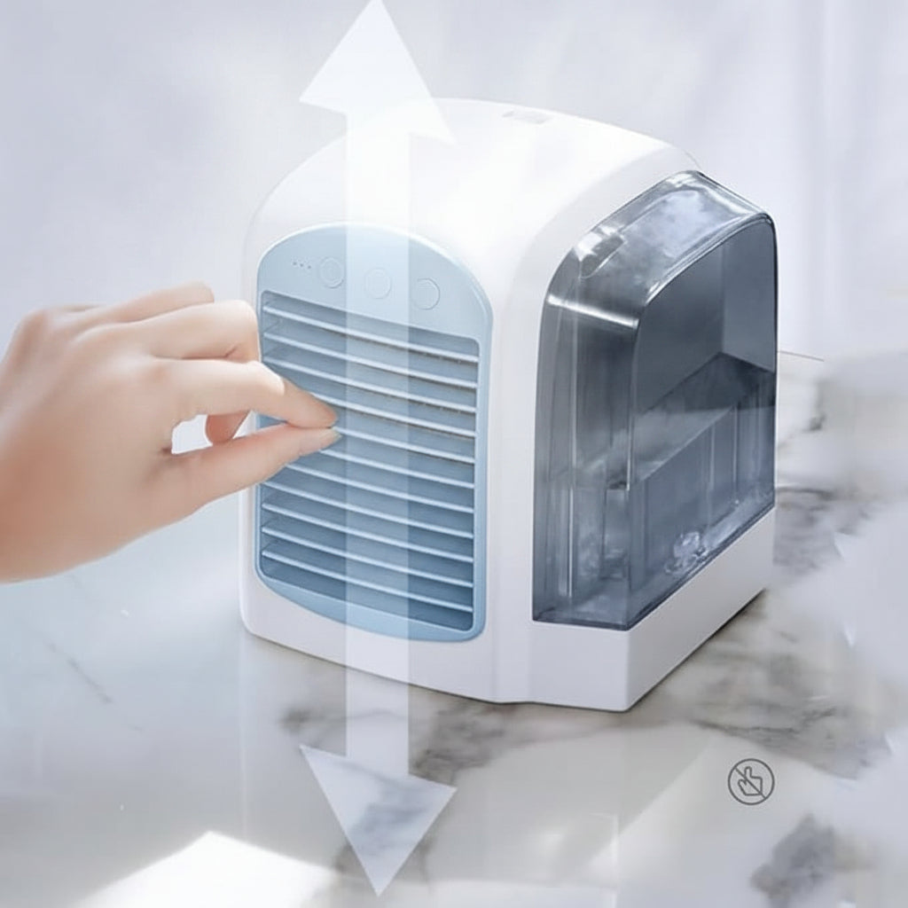 Compact Portable Air Cooler | Remote-Controlled Mini Oscillating Fan for Personal Comfort 4