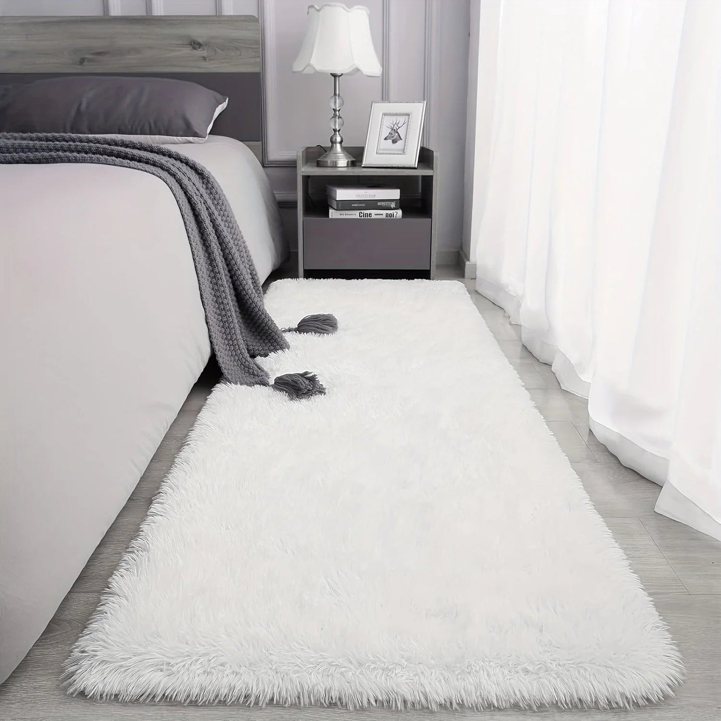 Ultra-Soft Plush Washable Rug | Machine Washable Faux Fur for Cozy Comfort 6