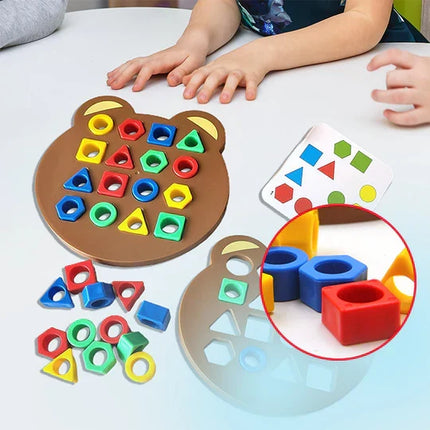 Shape Matching Game for Kids with Colorful Shapes & Fun Learning | Engaging Educational Toy for Cognitive Development
