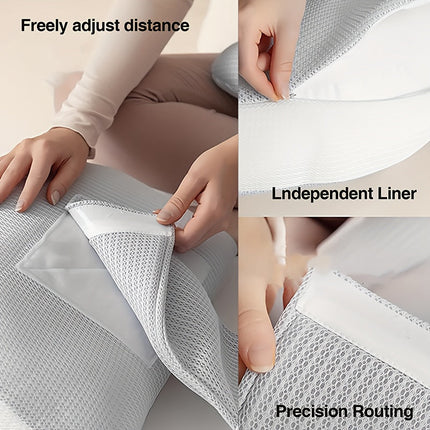 Adjustable Pregnancy Pillow with Ergonomic Design | Custom Comfort for Side & Stomach Sleepers