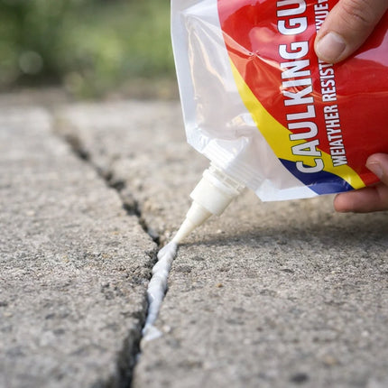 Waterproof Caulking Sealant with Quick-Dry Formula | Flexible Adhesive for Leak-Proof Sealing