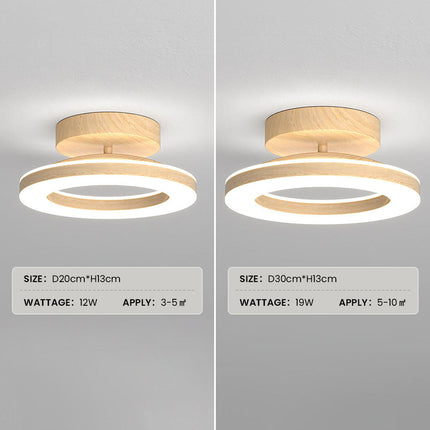 Acrylic Round LED Ceiling Light with Modern Minimalist Design | Soft, Even Illumination for Hallways and Entrances