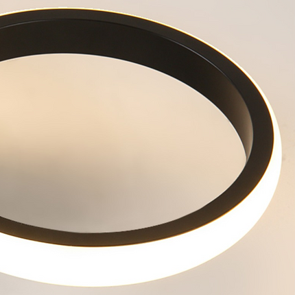 LED Ceiling Light with Overlapping Ring Design | Energy-Efficient Illumination for Modern Interiors