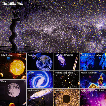 Galaxy Projector with Adjustable Brightness & Starry Sky Display | Home Ambiance for Relaxation and Entertainment