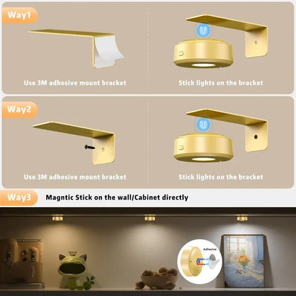 Picture Lights with Remote, Rechargeable Battery Picture Light for Wall Art – image 4