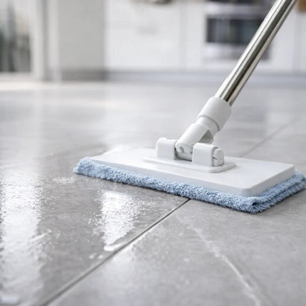 Cloth Mop with Adjustable Clamp & Ergonomic Grip | Versatile Cleaning Tool for Effortless Home Maintenance