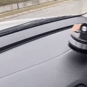 Car Phone Holder for Dashboard with 360 Degree Rotation, Telescopic 4 to 6.5 Inch Arm and Suction Cup Mount