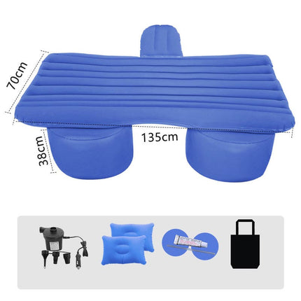 Inflatable Car Bed with Electric Pump, Puncture Resistant Air Mattress for the Back of the Car, 3 Colors, for Road Trips