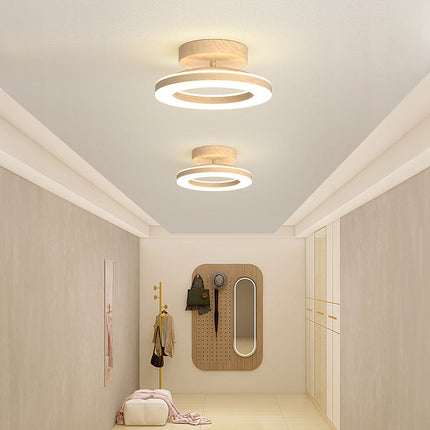 Acrylic Round LED Ceiling Light with Modern Minimalist Design | Soft, Even Illumination for Hallways and Entrances