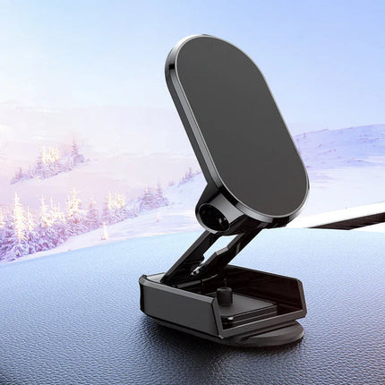 Magnetic Car Phone Holder with 360 Degree Rotation, Sets the Screen Horizontal, Vertical or Angled at Eye Level