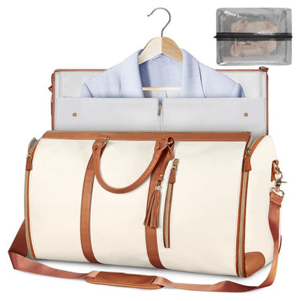 Travel Garment Bag for Suits and Dresses, Hanging Clothes Carrier for Trips and Wardrobe Storage
