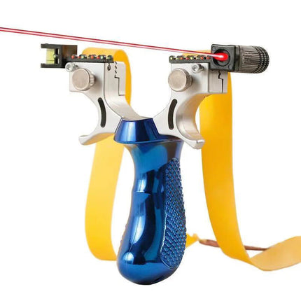 Slingshot with Laser Sight, Outdoor Target Practice Catapult for Backyard Shooting and Beginners