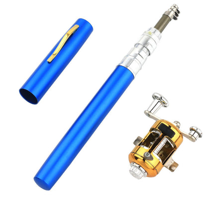 Telescopic Fishing Rod with Lightweight Aluminum Design | Compact, Travel-Friendly Fishing Gear