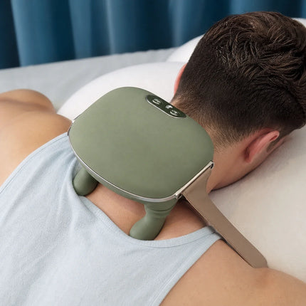 Heated Neck and Shoulder Massager with Kneading Massage Heads, Dual Zone Heating and Hands Free Shoulder Strap