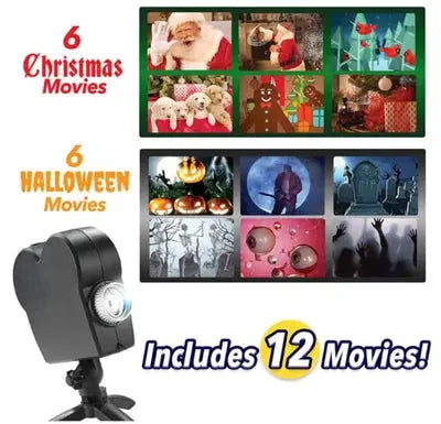 Holographic Projector, Halloween Window Projector with Rear Projection Screen and 12 Videos – image 8