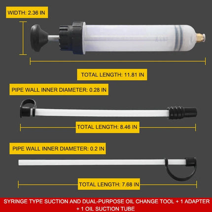 Oil Extractor Pump Syringe, Manual Siphon Pump and Fluid Transfer Pump – image 4