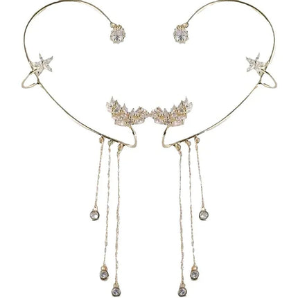 Clip On Earrings, Womens Earrings with Rhinestones – image 6