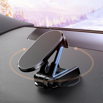 Magnetic Car Phone Holder with 360 Degree Rotation, Sets the Screen Horizontal, Vertical or Angled at Eye Level