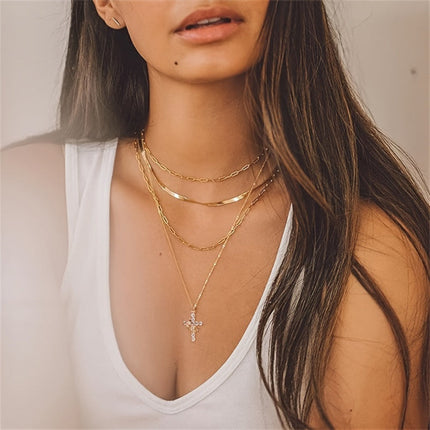 Crown Cross Necklace for Everyday Faith with Secure Design | Meaningful Jewelry Gift for Mother's Day