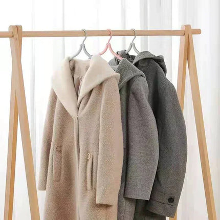 Portable Folding Hangers with Space-Saving Design | Versatile Clothes Organizer for Travel and Home