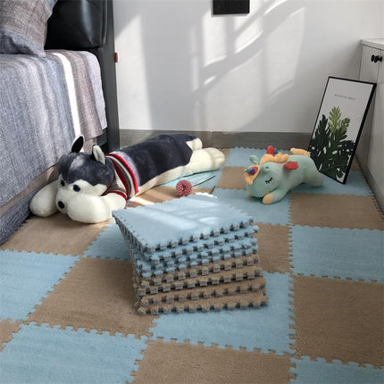 Plush Puzzle Tiles Set for Kids with Non-Toxic Foam | Safe & Soft Play Mat