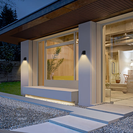 Modern LED Outdoor Wall Light with Waterproof Design | Energy Efficient Illumination for Porch or Garden