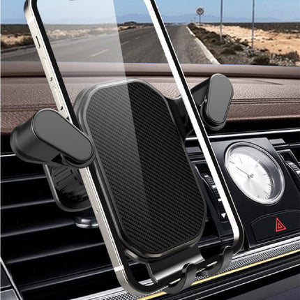 Air Vent Phone Holder for Cars with 360 Degree Rotation, Clip-On Mobile Phone Mount for Hands-Free Navigation