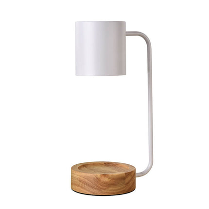 Japanese Minimalist Candle Warmer Lamp with Dimmable Light | Flameless Scents for a Calm Ambiance