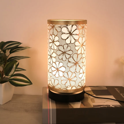 Floral USB Table Lamp with Sunflower Design | Warm Ambient Lighting for Cozy Spaces