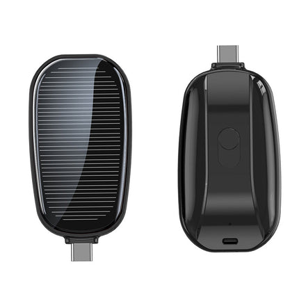 Solar Power Bank Keychain with Compact Design | Portable Charging for On-the-Go Devices