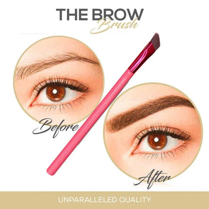 Dual Ended Eyebrow Brush with Soft Bristles and Precision Tip, 3 Colors, Brow Grooming and Shaping Makeup Tool for All Brow Types