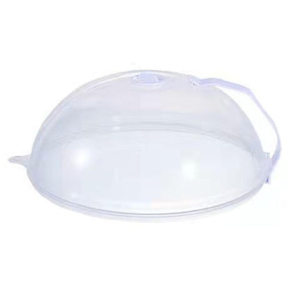 Microwave Splatter Cover for Plates and Bowls, Food Lid Guard that Catches Grease and Keeps Leftovers Moist