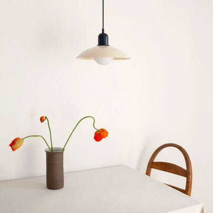 Bauhaus Pendant Light with Adjustable Height & Glossy Finish | Modern Colourful Ceiling Lamp for Dining Rooms and Kitchens