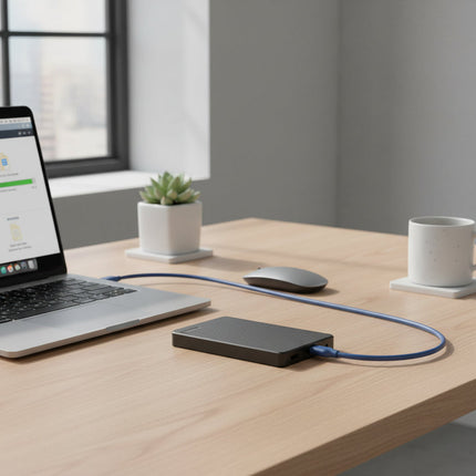External Portable SSD Hard Drive with USB 3.0 | Fast Storage Backup for Everyday File Transfer
