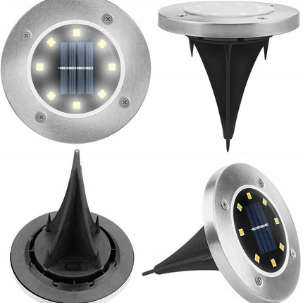 Solar Garden Stake Lights, IP65 Waterproof with Dusk to Dawn Sensor, 8 Hour Run Time, Sets of 4, 8 or 12