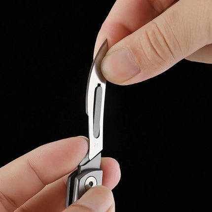Scalpel Knife with 10 Replaceable Blades, Precision Cutting Tool – image 7