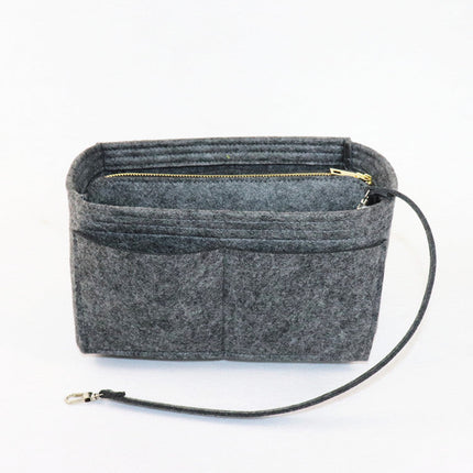 Tote Bag Organizer Insert with Structured Compartments, 4 Sizes S to XL, 10 Colors, Soft Purse Divider for Handbags and Shoulder Bags