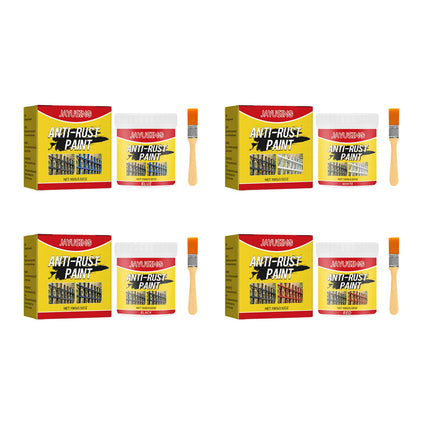 Anti-Rust Paint for Metal Surfaces, Protective Coating in 3 Colours That Covers Rust Without Scraping or Sanding