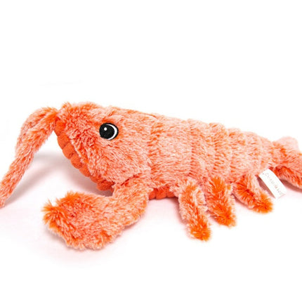 Interactive Wiggling Lobster Pet Toy with Squeaker | Stimulating Fun for Dogs and Cats
