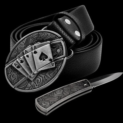 Self-Defense Belt with Hidden Knife Compartment | Discreet Protection Gear