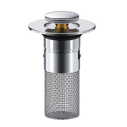 Universal Sink Strainer with Stainless Steel Construction | Easy Installation for Efficient Food Waste Disposal