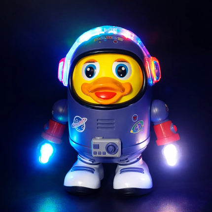 Dancing Astronaut Duck Toy with Light & Sound | Interactive Fun for Kids