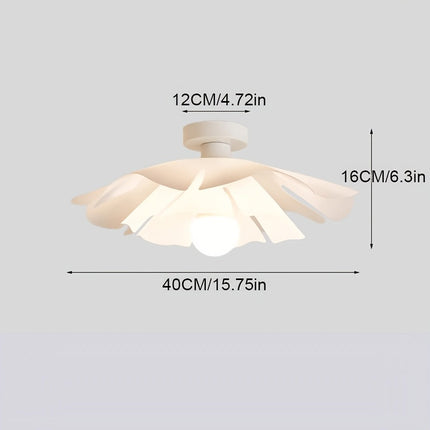 Floral Ceiling Light with Petal-Shaped Shade | Modern Fixture for Soft Ambient Glow in Bedrooms and Hallways