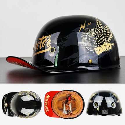 Half Helmet with Quick Release Strap – image 5