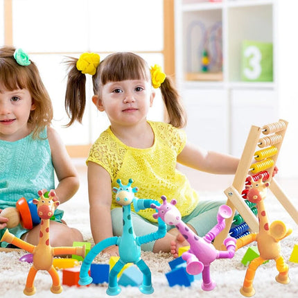 Stretchy Toy Giraffe with Suction Cup – image 6
