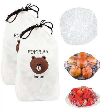 Elastic Food Covers 200 Pack – image 7