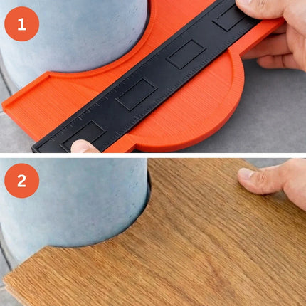 Contour Gauge Tool with Adjustable Locking Mechanism | Perfect for Accurate Measurements in Woodworking and DIY Projects