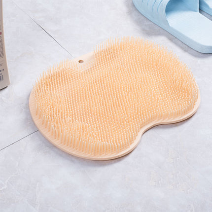 Textured Bath Mat with Non Slip Design, Quick Rinse Easy Dry Massage Texture Cleaning Mat for Bathrooms, 6 Colours
