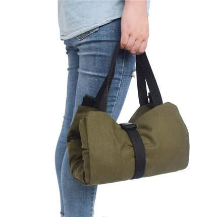 Roll-Up Tool Organizer Bag with Multiple Pockets | Durable Storage Solution for Easy Access and Transport